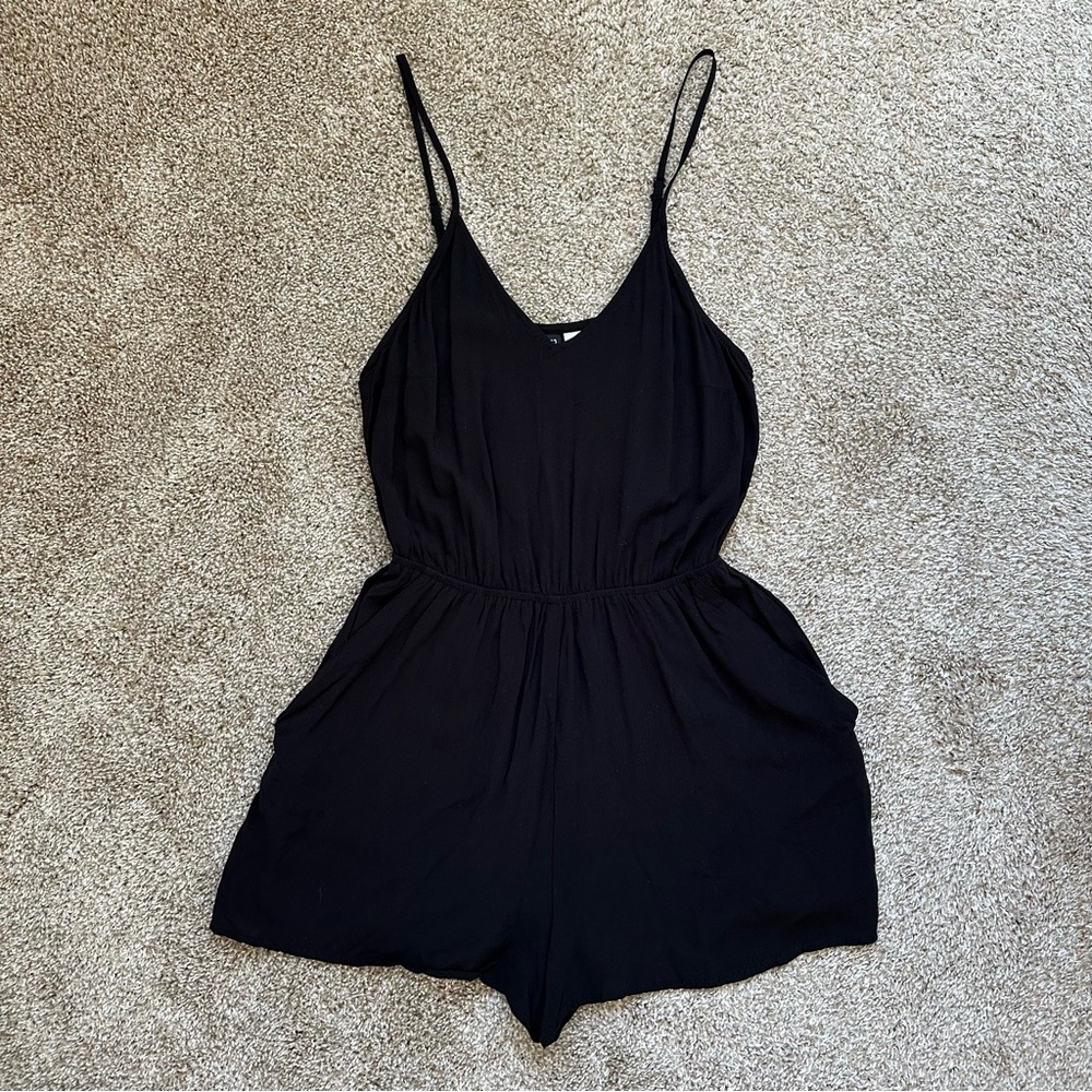 H&M Black Romper